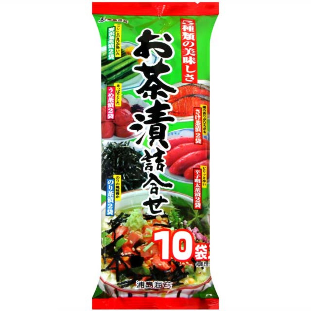 日本 浦島 沖泡式綜合包 茶漬 茶泡飯 日本海水 綜合茶漬-圖片-1