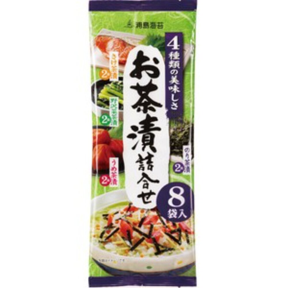 日本 浦島 沖泡式綜合包 茶漬 茶泡飯 日本海水 綜合茶漬-圖片-2