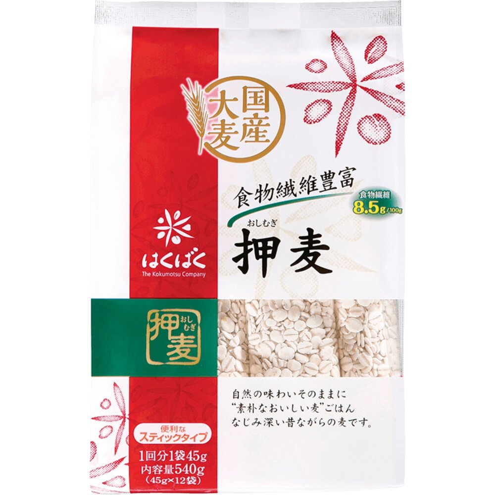 21286688811-日本 黃金大地 Hakubaku 押麥 大麥 燕麥片 麥片