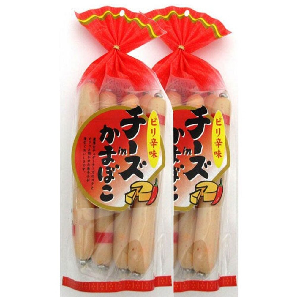 日本函館 起司魚板條 起司條 起司魚肉腸 起司夾心辣魚板 起司魚腸 黑胡椒起司魚腸 起司棒-圖片-2