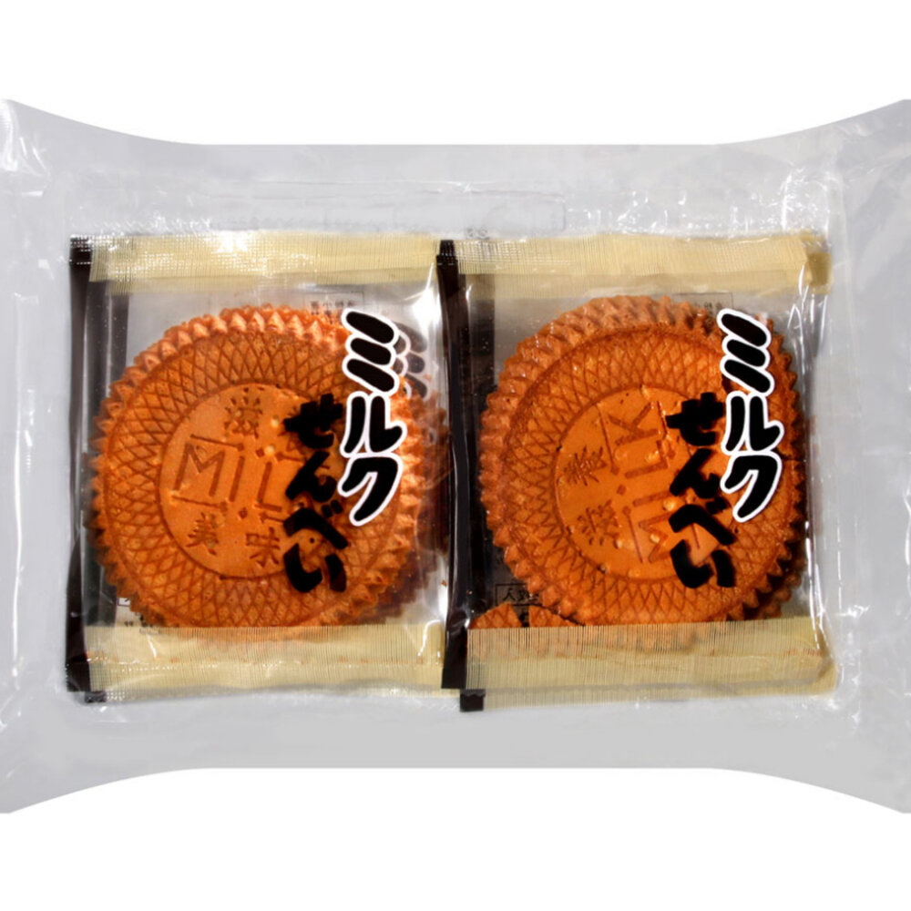 21671879082-日本 船岡製菓 牛奶仙貝 牛奶煎餅 煎餅 瓦餅 瓦片煎餅 瓦片 船岡