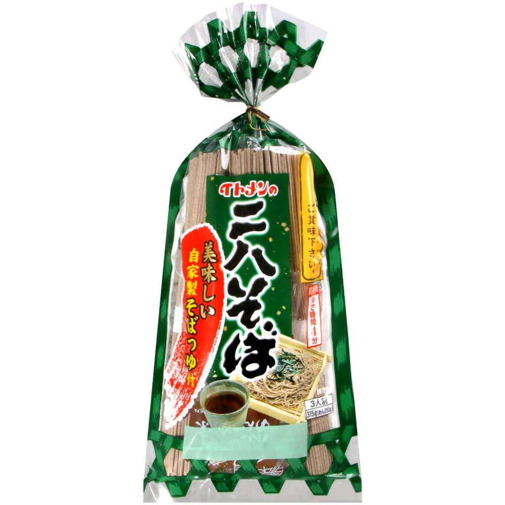 21692349901-日本 Itomen 二八蕎麥麵 附沾料 蕎麥麵 二八麵 麵條