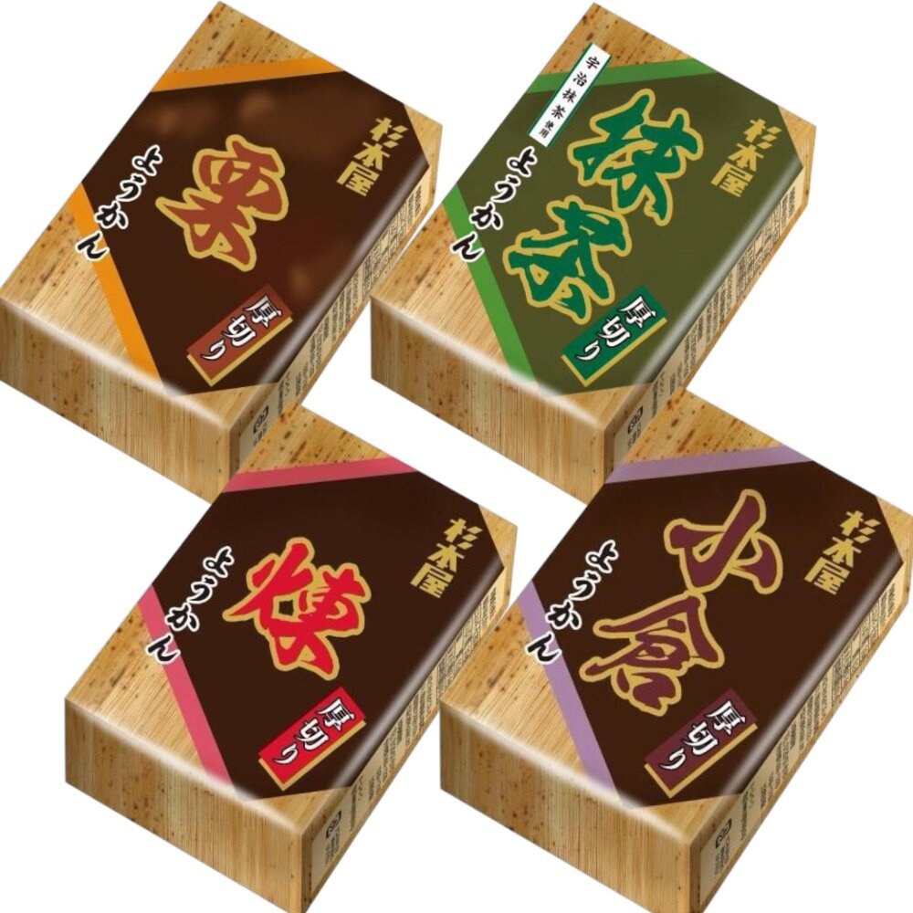 22209753084-日本 杉本屋 迷你羊羹 厚切 煉羊羹 小倉羊羹 地瓜羊羹 日本羊羹 羊羹 日本小羊羹 小羊羹