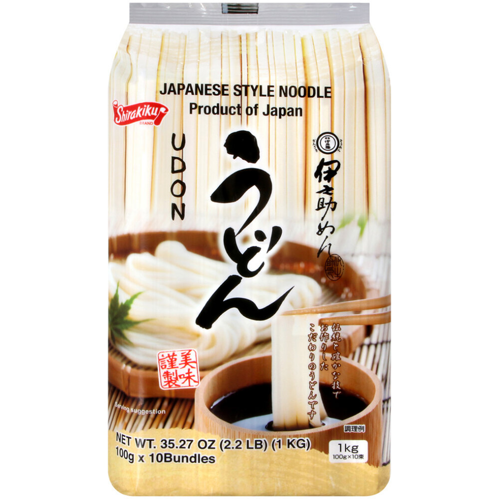 22317682304-日本 白菊 SHIRAKIKU 伊之助 美味烏龍麵 麵條Q彈口感佳 烏龍q麵 烏龍面