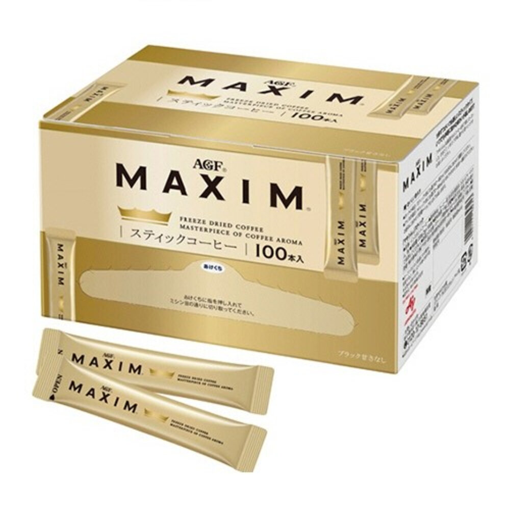 22480553167-日本 AGF MAXIM 金色箴言 金蓋隨身包 咖啡沖泡包 獨立包裝 agf咖啡 日本咖啡