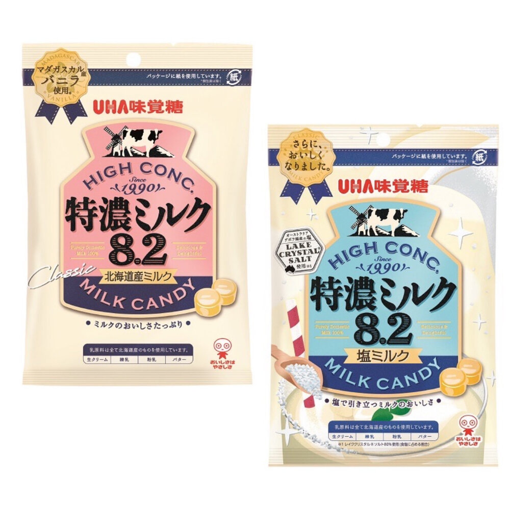 22555381928-日本 UHA 味覺糖 境內版 特濃系列 塩味 牛奶糖 塩味牛奶糖 鹽味 日本牛奶糖 牛乳糖