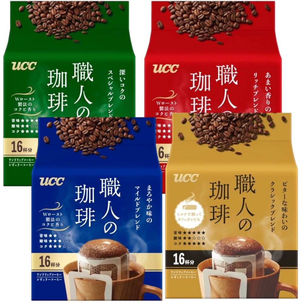 23559874805-日本 上島咖啡 UCC 職人咖啡 濾掛咖啡 黑咖啡 咖啡 UCC咖啡 濃醇 特選 溫醇風味 掛耳