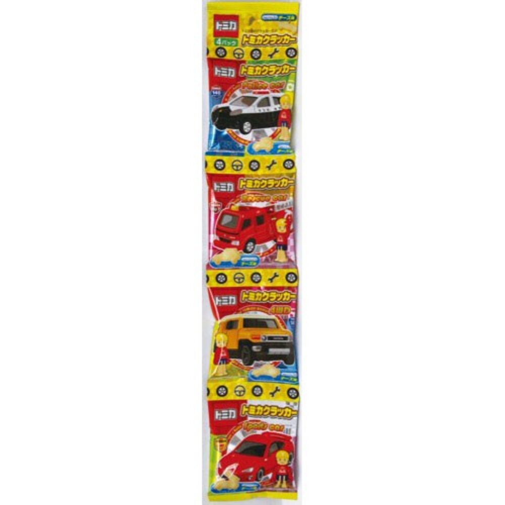 2426747618-日本三矢 TOMICA 多美汽車 造型餅乾 串包 起司 三失 串串 汽車起司餅乾 汽車餅乾
