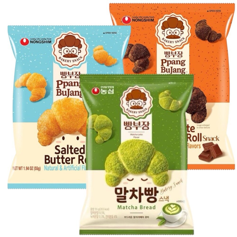 24461913224-韓國 農心 Nongshim 可頌 麵包造型 餅乾 可鬆 奶油鹽 可頌麵包 可頌餅 可頌鬆餅 抹茶味