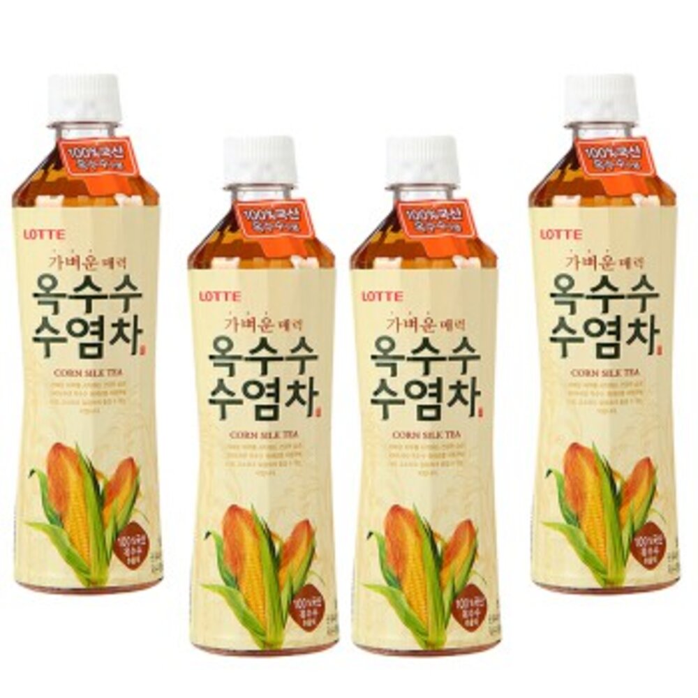 2459356006-韓國 樂天LOTTE 玉米鬚茶 玉米鬚 韓國玉米鬚茶 玉米茶 寶特瓶 韓國必喝