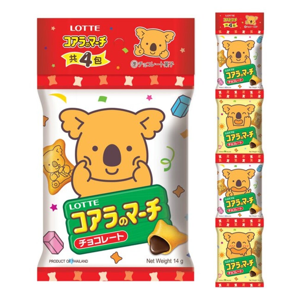 24671036775-樂天 LOTTE 小熊餅乾 串包 巧克力風味 可可風味 小熊串包