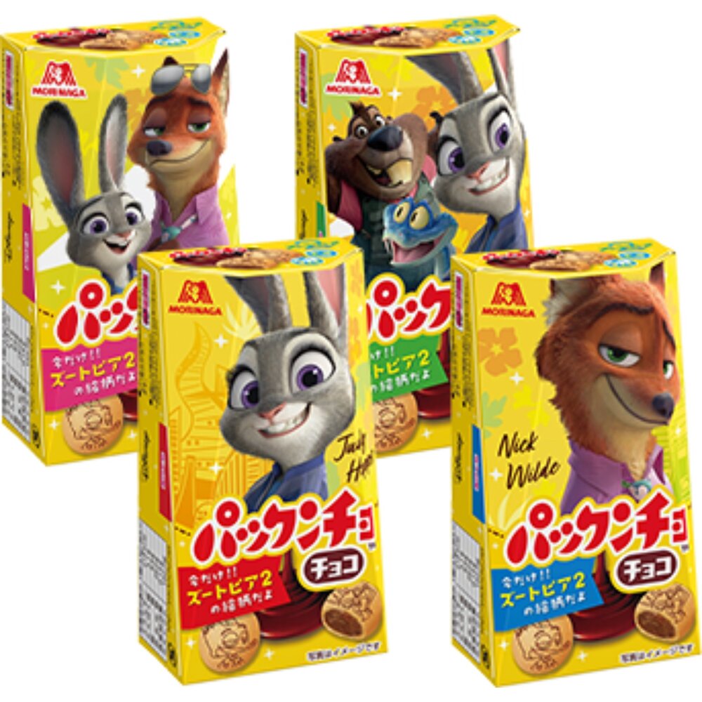 2474405129-日本 森永製菓 迪士尼 草莓 夾心 巧克風味力餅 古早味 夾心餅 米奇 米妮 夾心球 可可 朱古力