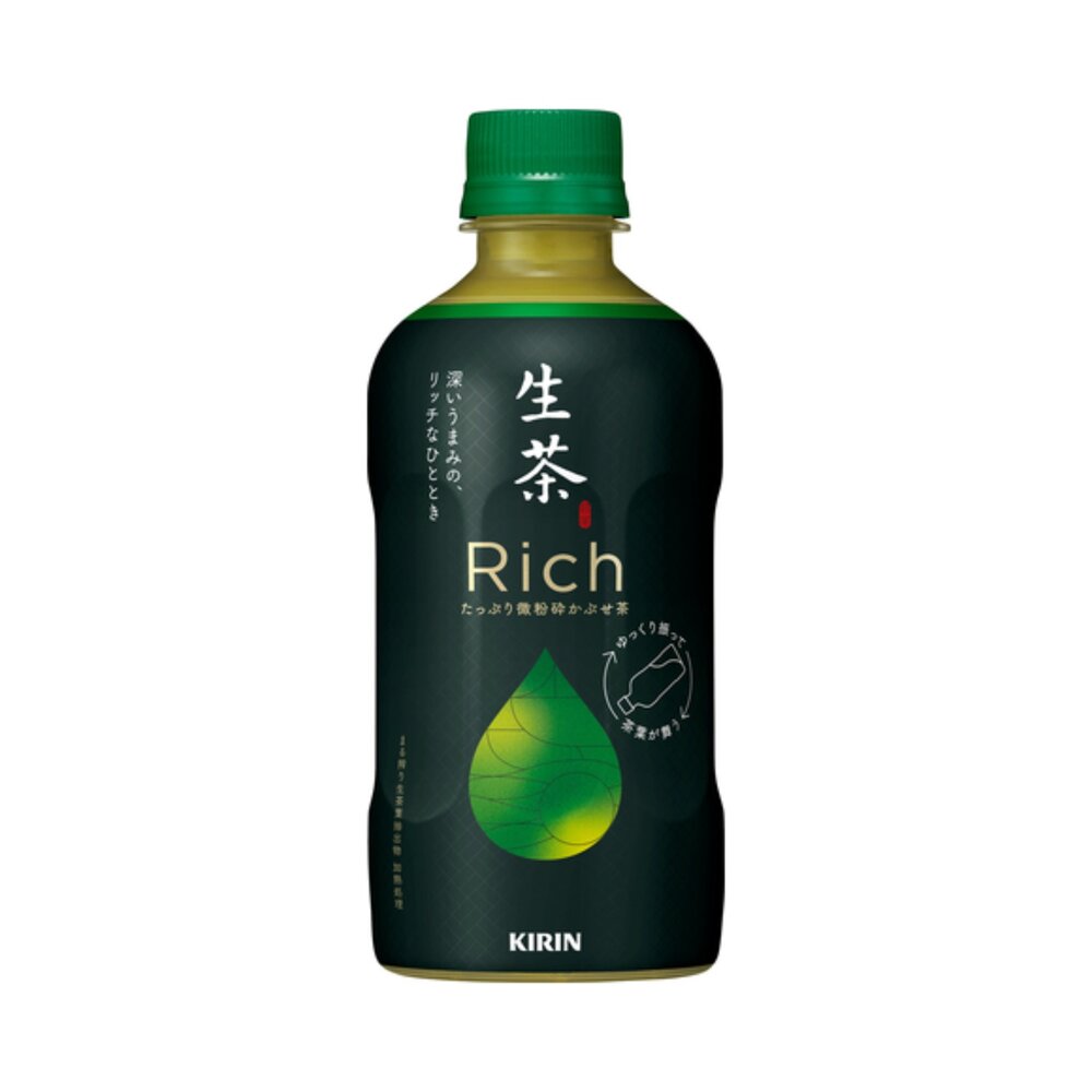 24755377908-日本 麒麟 KIRIN Rich 生茶 濃rich 濃郁 400ml 綠茶
