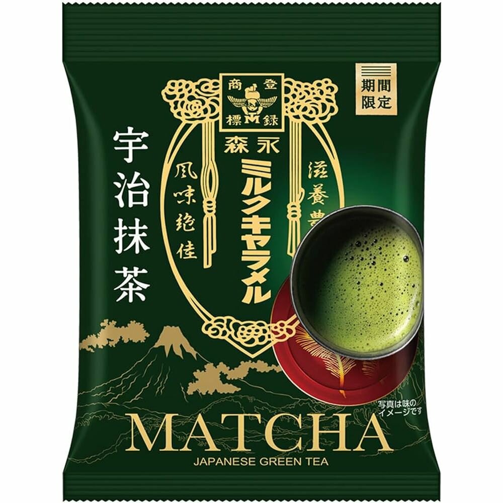 24792533694-日本 森永製菓 牛奶糖 宇治抹茶 抹茶牛奶糖 抹茶 抹茶風味 期間限定