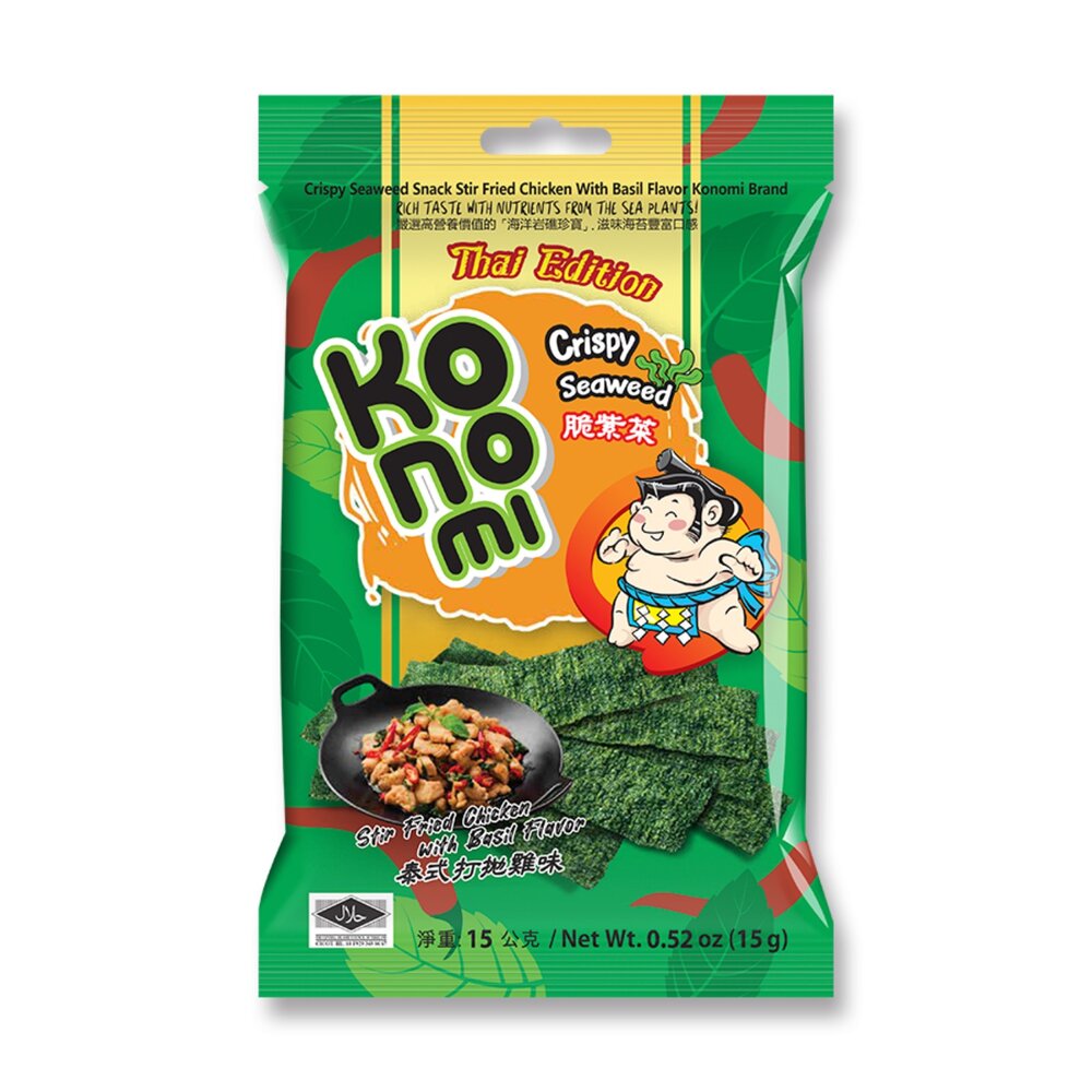泰國 Konomi 相撲手 脆紫菜 原味 紫菜 相撲海苔 海苔 脆海苔-圖片-2