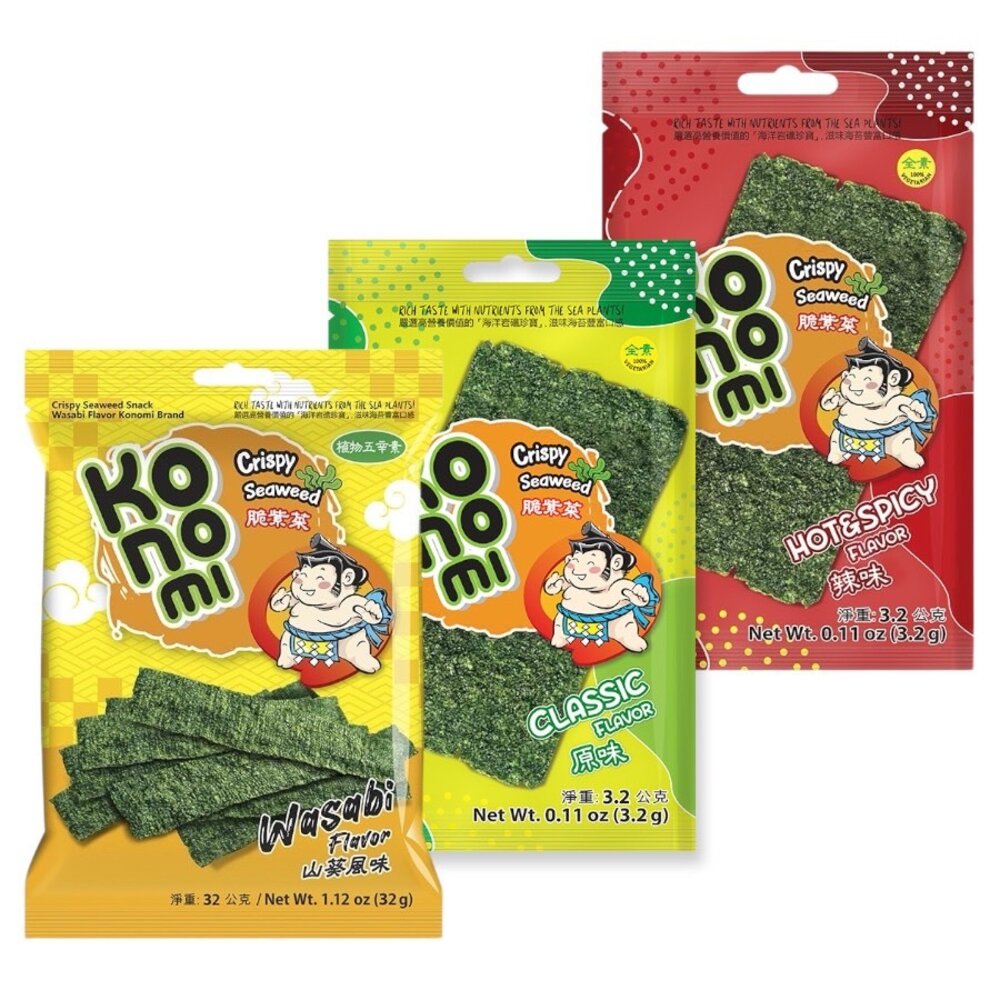 25089864973-泰國 Konomi 相撲手 脆紫菜 原味 紫菜 相撲海苔 海苔 脆海苔