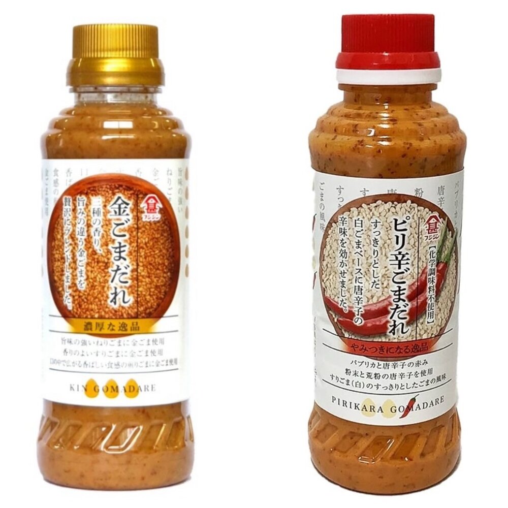 25219018403-日本 富士甚 金芝麻醬 辣味芝麻醬 沾醬 調味醬 胡麻醬 芝麻醬