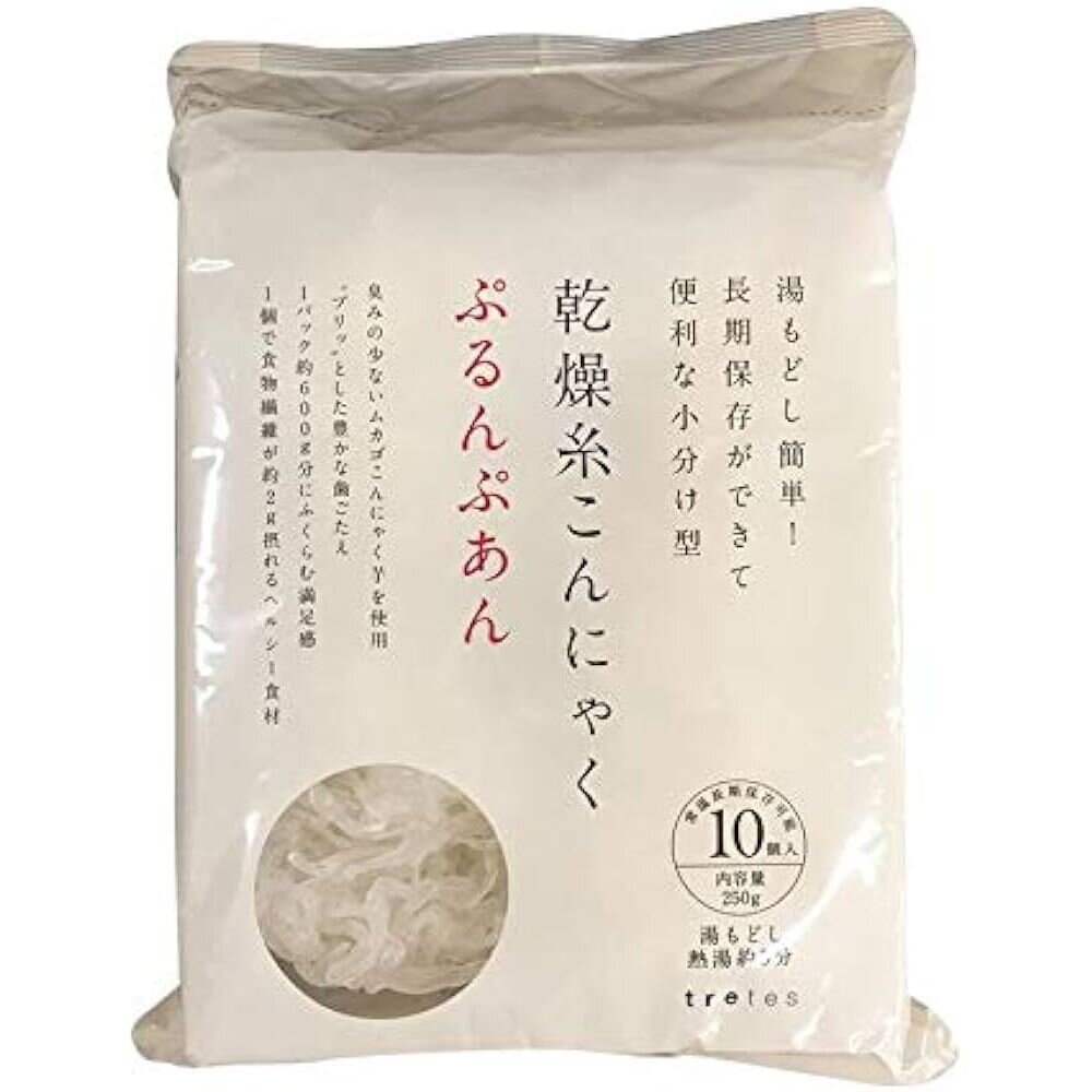 日本 TRETES 乾燥蒟蒻條 蒟蒻條 蒟蒻麵 乾燥蒟蒻麵 乾蒟蒻 乾燥 蒟蒻 麵條-圖片-1