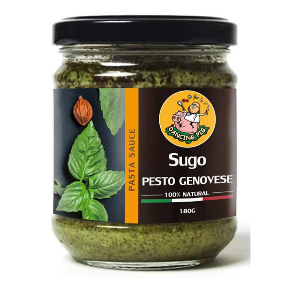 260130165420-義大利 豬跳舞 Dancing Pig Pesto Genovese 義式羅勒青醬 羅勒青醬 180g