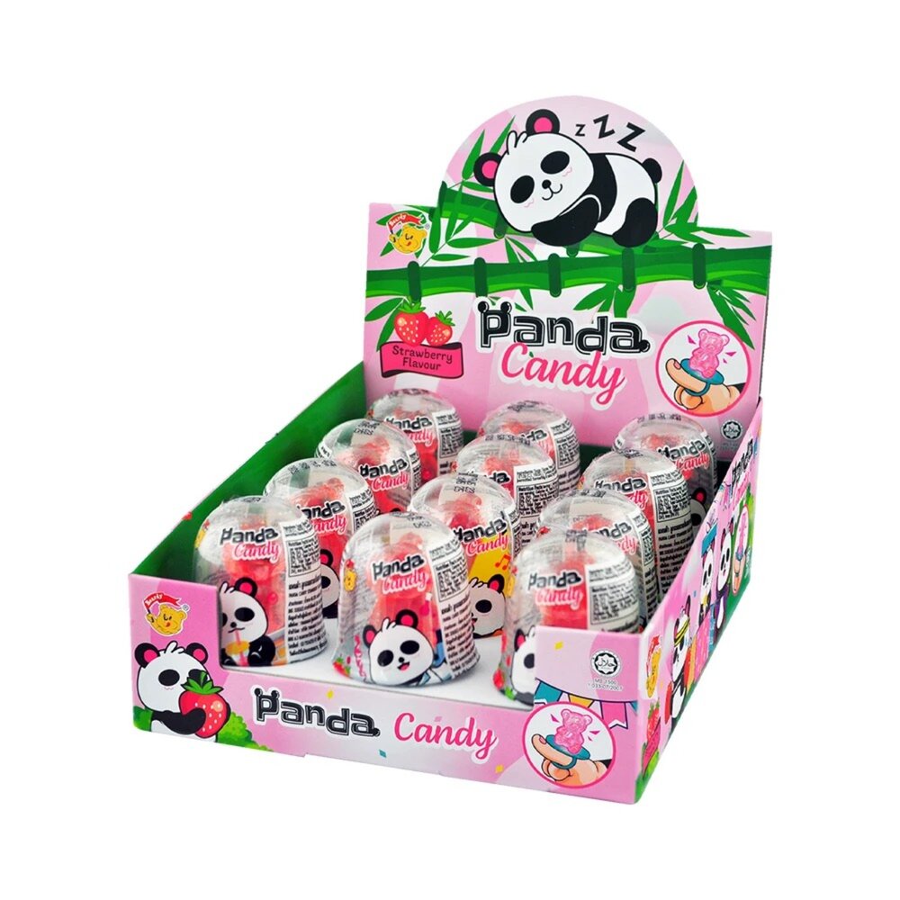 260324182634-馬來西亞 水晶熊造型戒指糖 草莓風味 糖果 硬糖 戒指糖 熊造型戒指糖