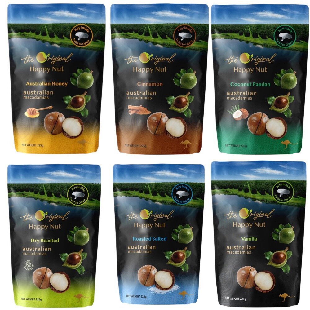 260416165804-澳洲 Happy Nut 火山豆系列 帶殼火山豆 肉桂味 香草味 原味 海鹽 椰香 蜂蜜 夏威夷豆 帶殼夏威夷豆