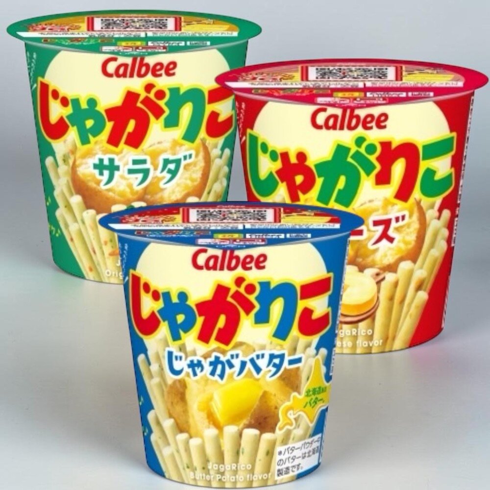 260430180104-日本 Calbee 加樂比 杯裝薯條 杯裝 卡樂比 奶油味 沙拉味 起司味 薯條餅乾 餅乾 奶油明太子