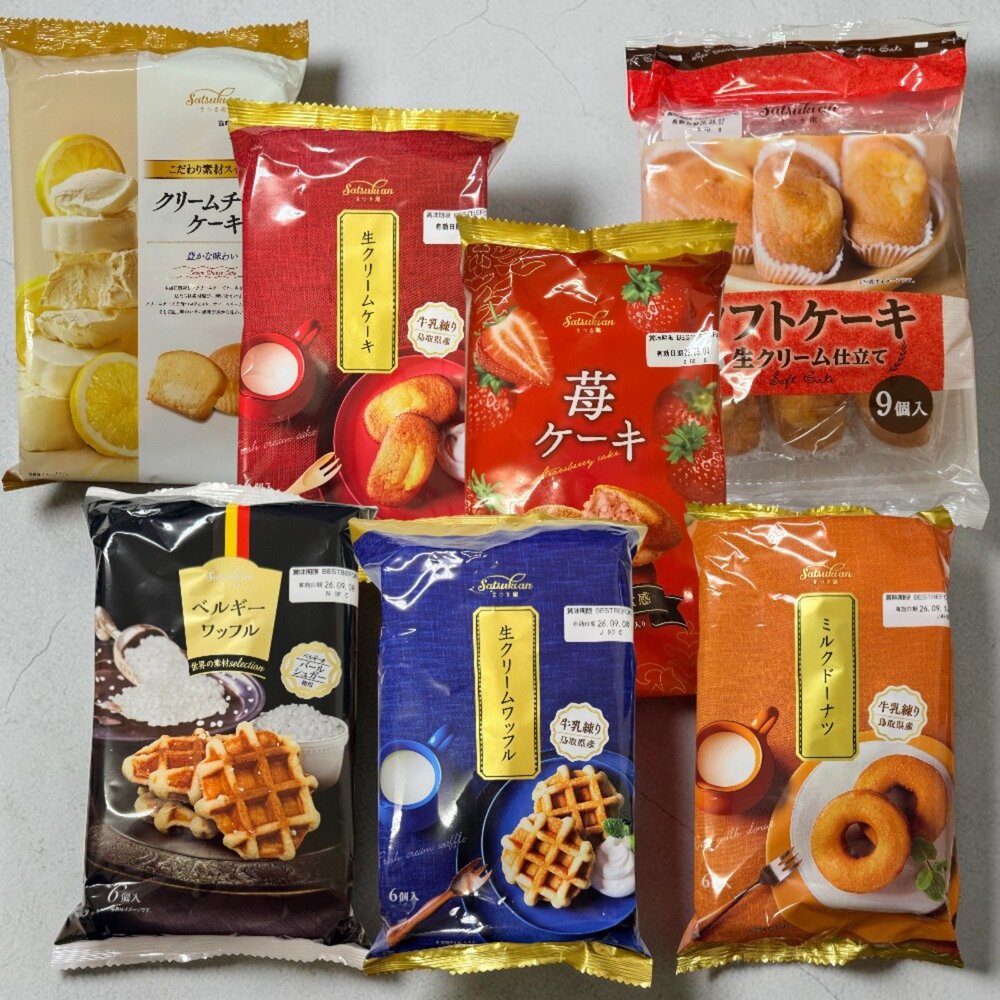 260508164737-日本 丸中製菓 蛋糕系列  鬆餅 濃厚牛乳甜甜圈  點心 草莓 牛乳 甜甜圈