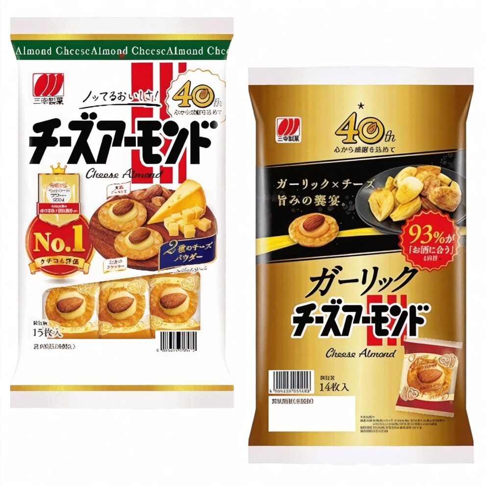 260509181453-日本 三幸製菓 米果 杏仁起士米果 蒜香風味米果 蒜香風味