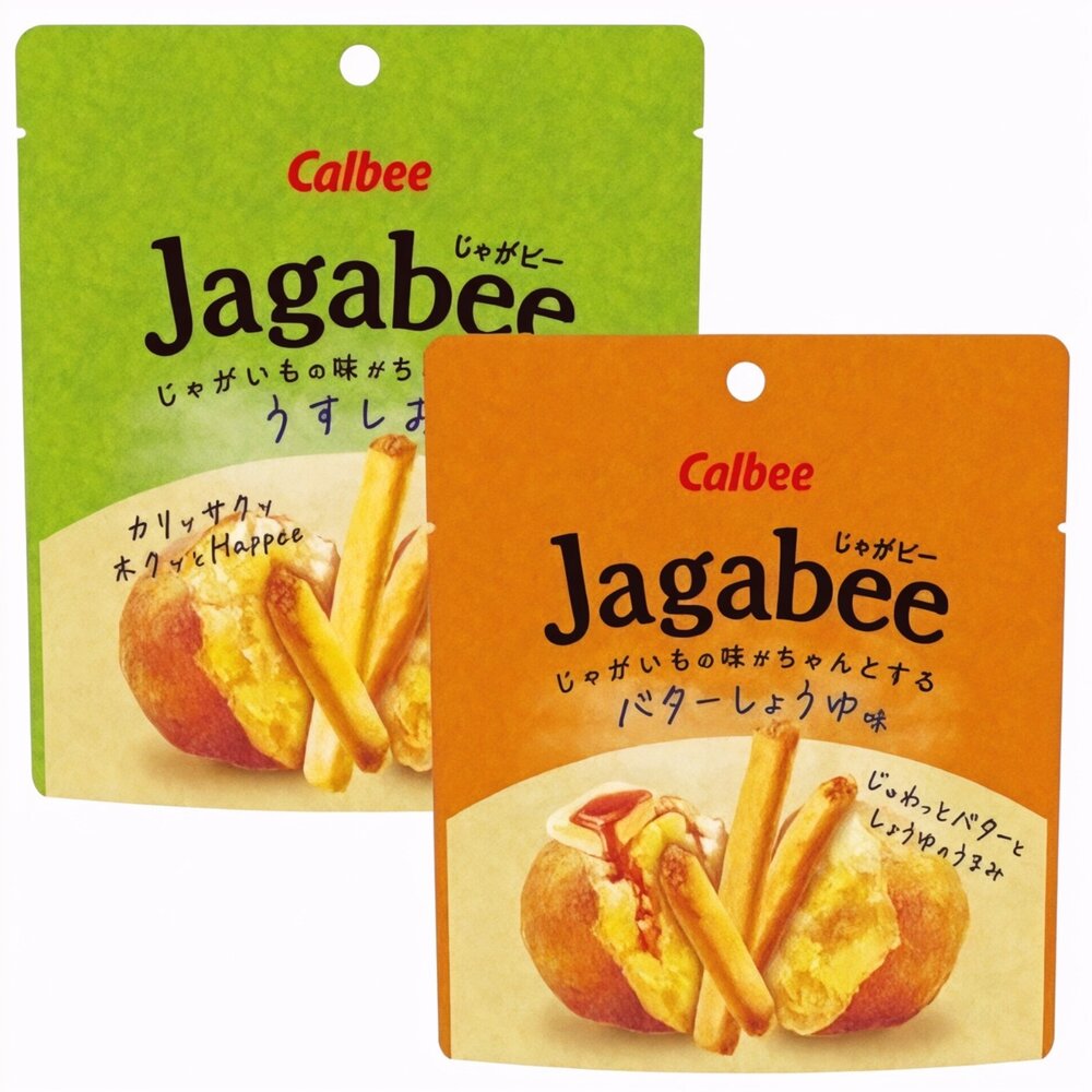 260520201745-日本 加樂比 Calbee 薯條 奶油醬油風味 薄鹽風味 餅乾 卡樂比