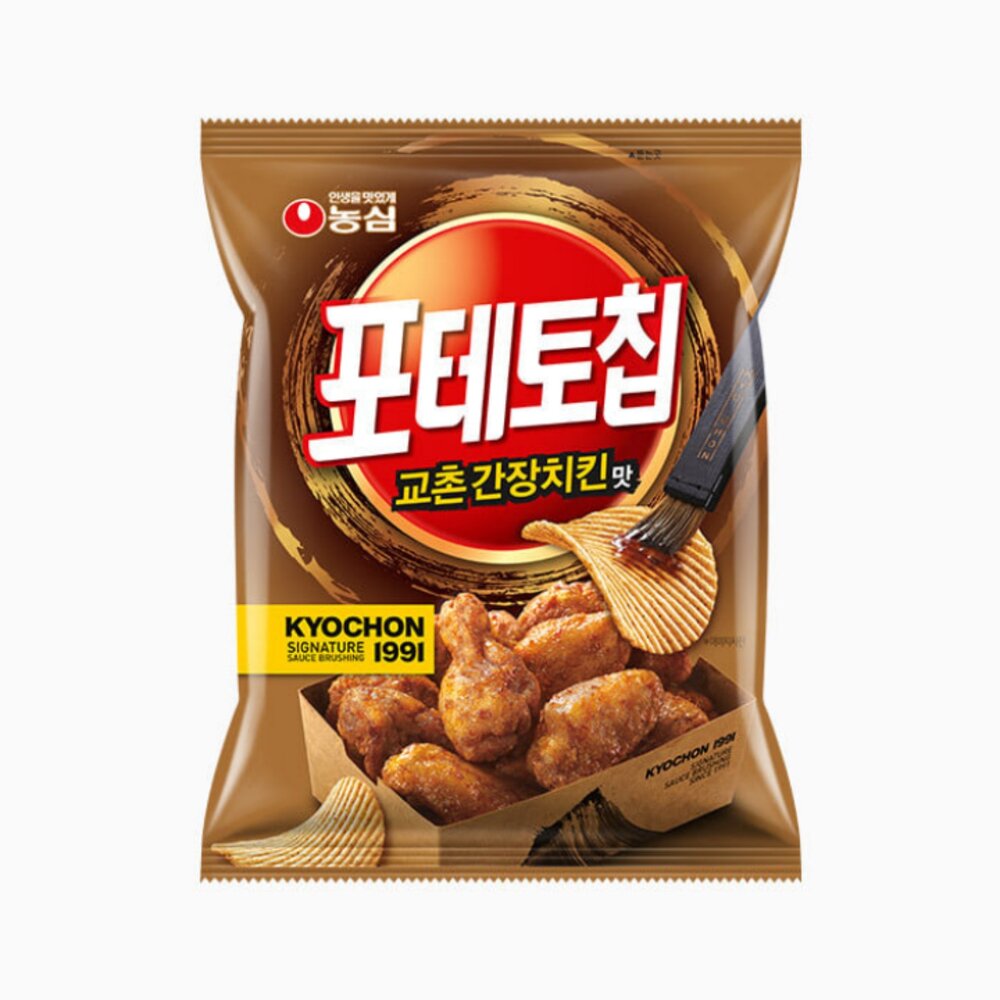 260617191151-韓國 農心  韓式洋芋片 洋芋片 橋村 醬油炸雞風味 炸雞風味洋芋片 韓國洋芋片