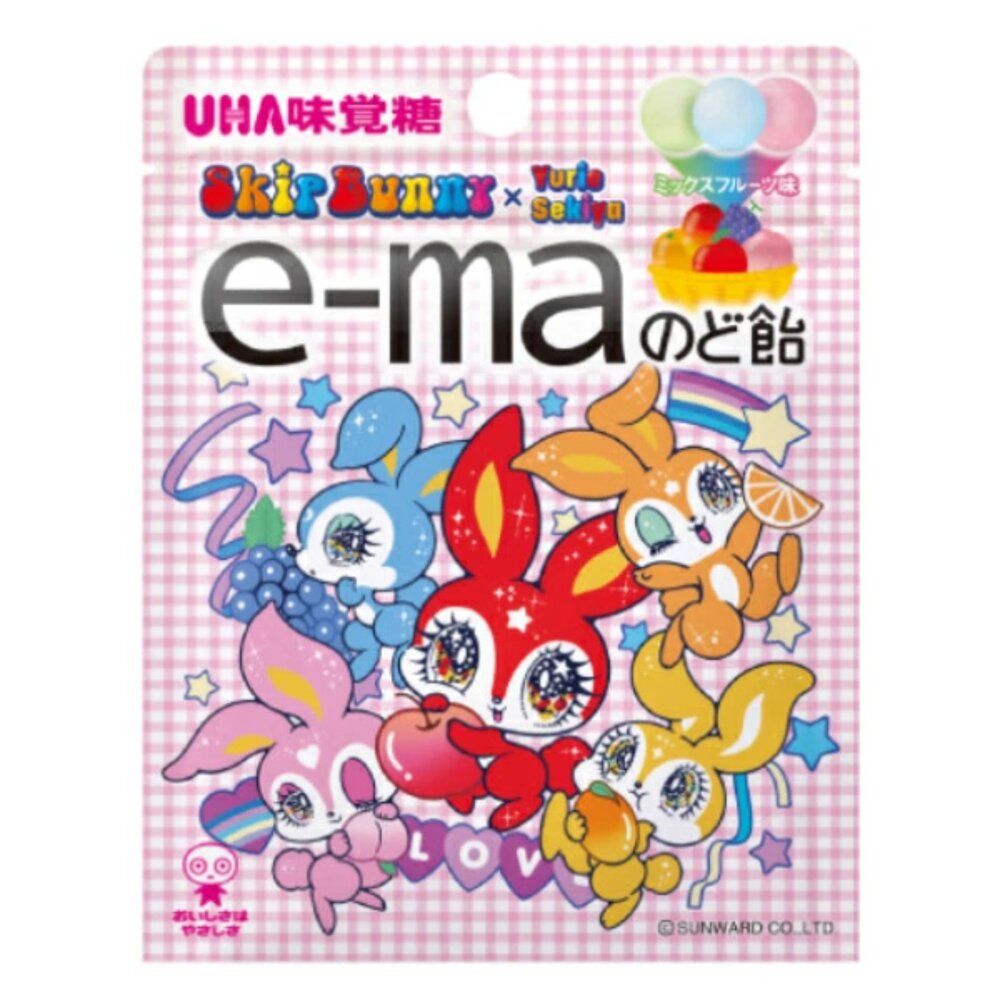 260623203026-日本 UHA 味覺糖 e-ma 綜合水果風味糖 糖果 迷你包 隨身包