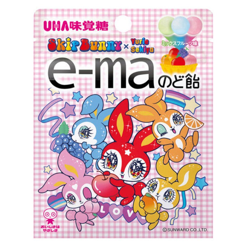 260623203026-日本 UHA 味覺糖 e-ma 綜合水果風味糖 糖果 迷你包 隨身包
