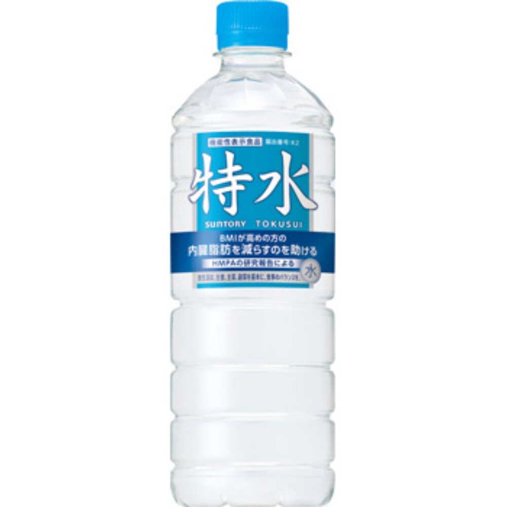 260703203415-日本 SUNTORY 特水  礦泉水 日本 三得利 米糠機能水 日本飲料 三多利 特別水 600ml 水