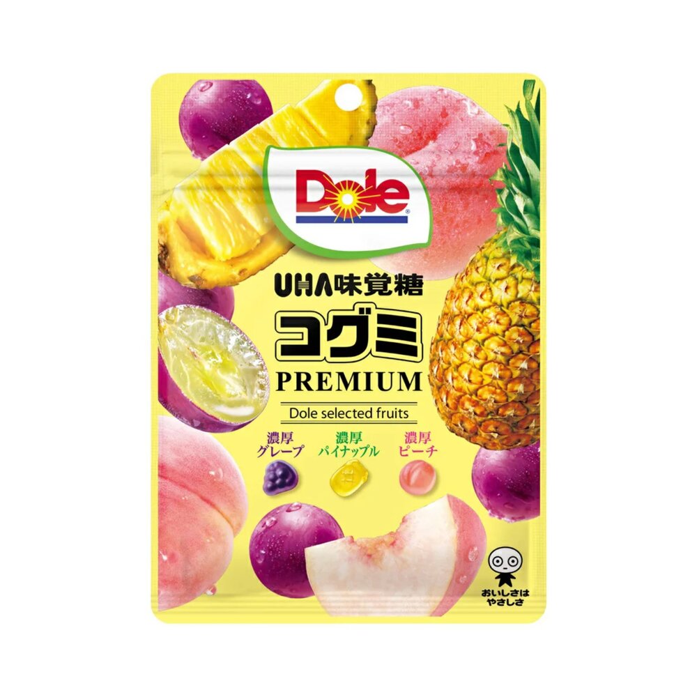 260717155535-日本 UHA 味覺糖 Dole 軟糖 綜合水果軟糖 味覺糖軟糖 dole軟糖 日本軟糖 uha軟糖