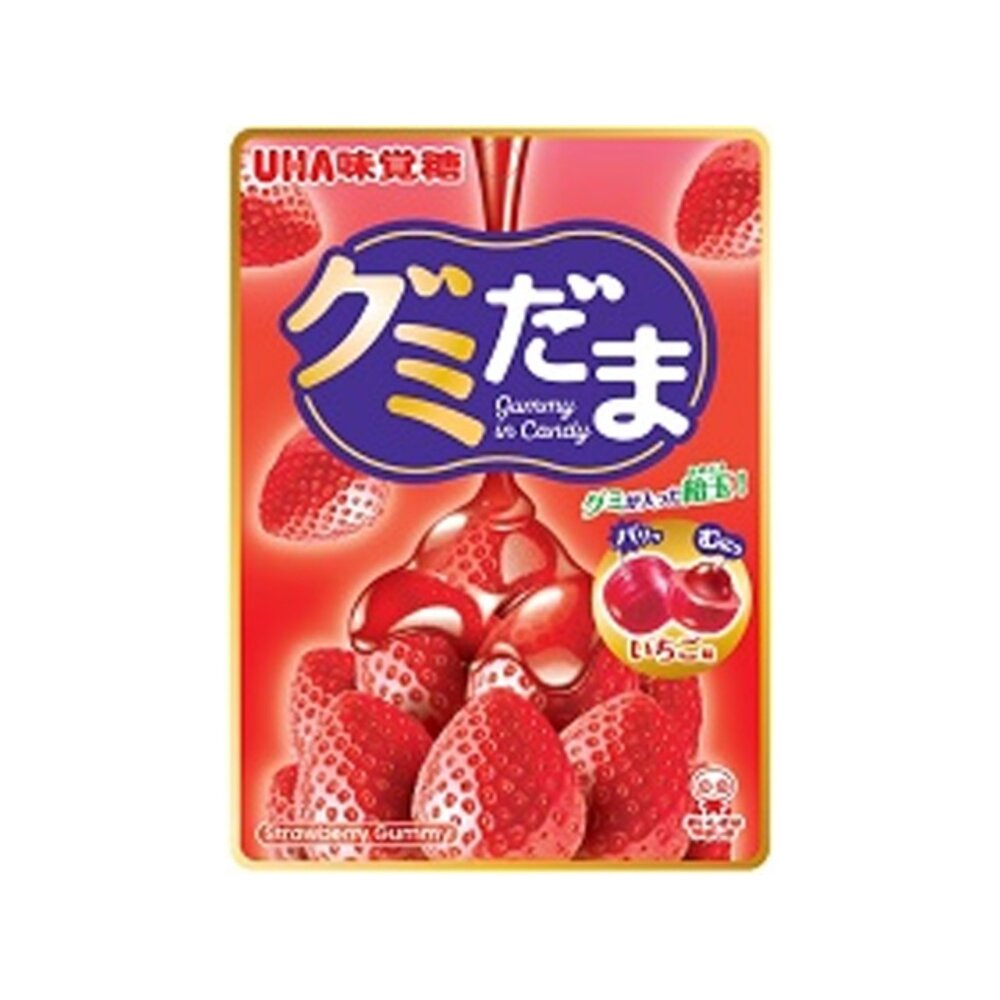 260717160651-日本 UHA 味覺糖 糖果 軟糖 草莓風味 草莓味 草莓軟糖 味覺糖軟糖 草莓軟糖球