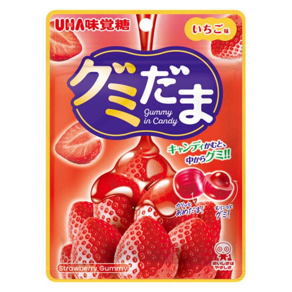 260717160651-日本 UHA 味覺糖 糖果 軟糖 草莓風味 草莓味 草莓軟糖 味覺糖軟糖 草莓軟糖球