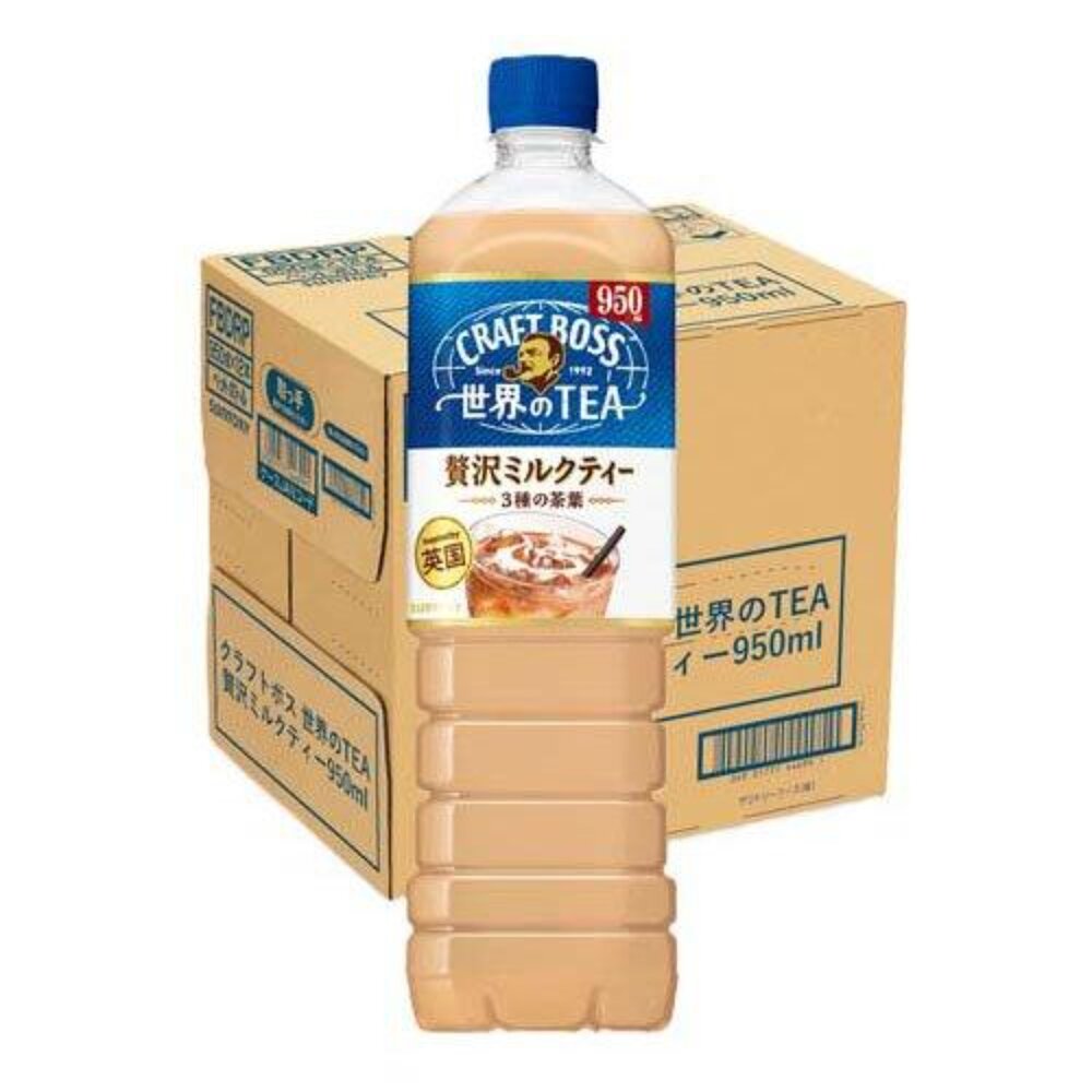 260717190348-箱出 日本 CRAFT BOSS  世界のTEA 贅沢 奶茶 家庭號 900ML*12瓶箱 BOSS奶茶