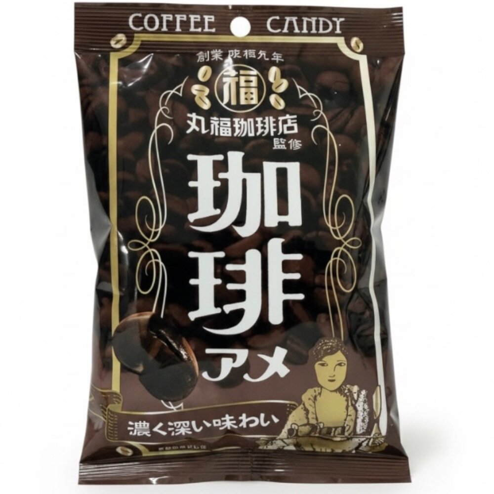 260718181832-日本 榮光堂 丸福珈琲店監修 丸幅珈琲店珈琲糖 咖啡糖 丸幅珈琲店 咖啡糖果