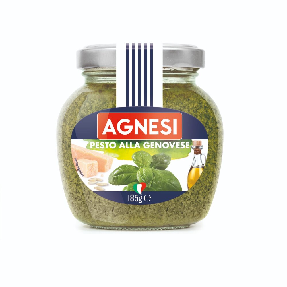 260725171046-義大利 Agnesi 蒜香青醬 青醬 蒜香 185g  羅勒