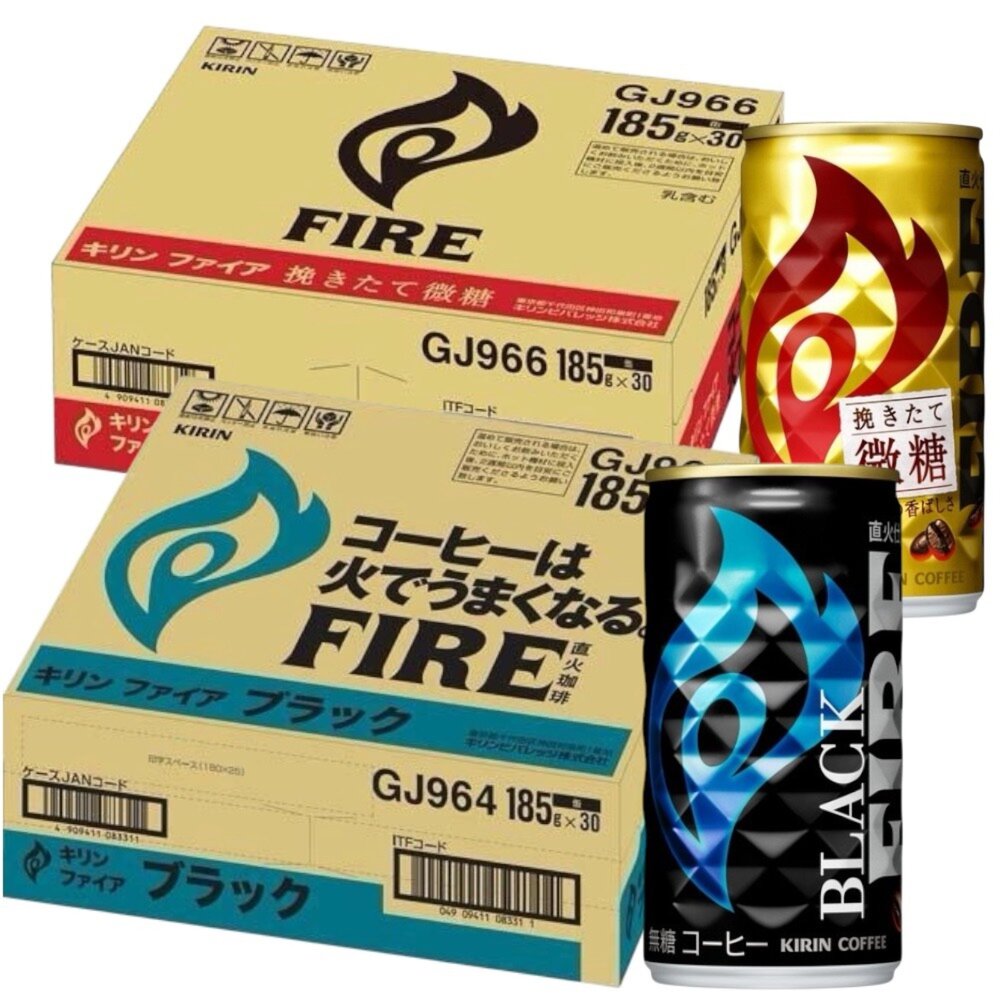 260725193808-箱出 日本 麒麟 KIRIN COOFFEE 即飲咖啡 即飲 黑咖啡 拿鐵 微糖 BLACK 30罐箱 咖啡