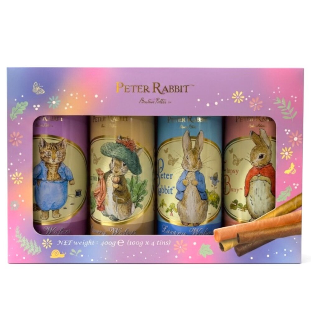 260806165539-台灣 比得兔 PETER RABBIT 禮盒 比得兔馨享綜合捲心酥 捲心酥禮盒 手提禮盒