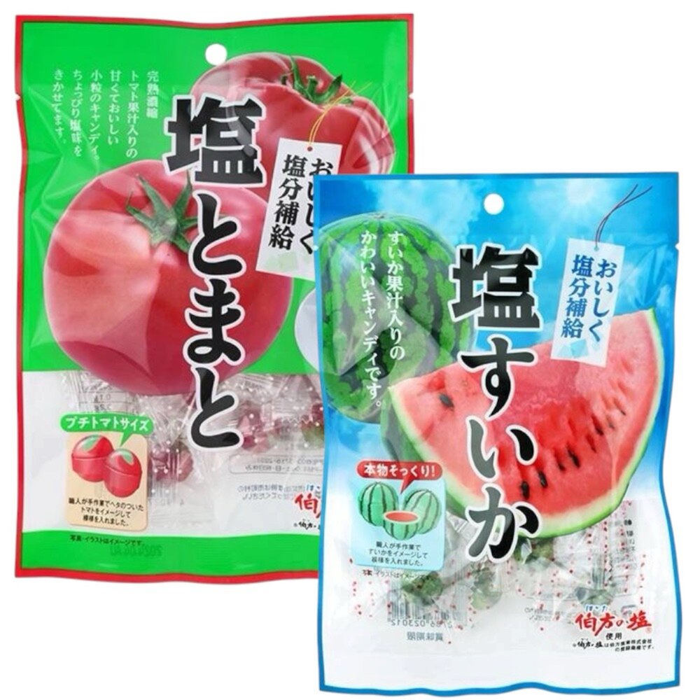 260807171957-日本 宮川 鹽糖 宮川鹽糖 西瓜風味 番茄風味 糖果 鹽番茄味 鹽西瓜味 硬糖 造型糖