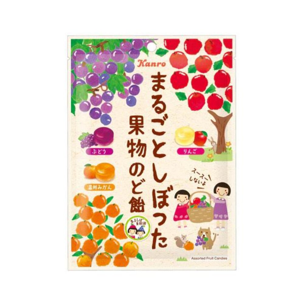260807185447-日本 KANRO 甘樂 糖果 水果糖 水果風味糖果 甘樂水果糖