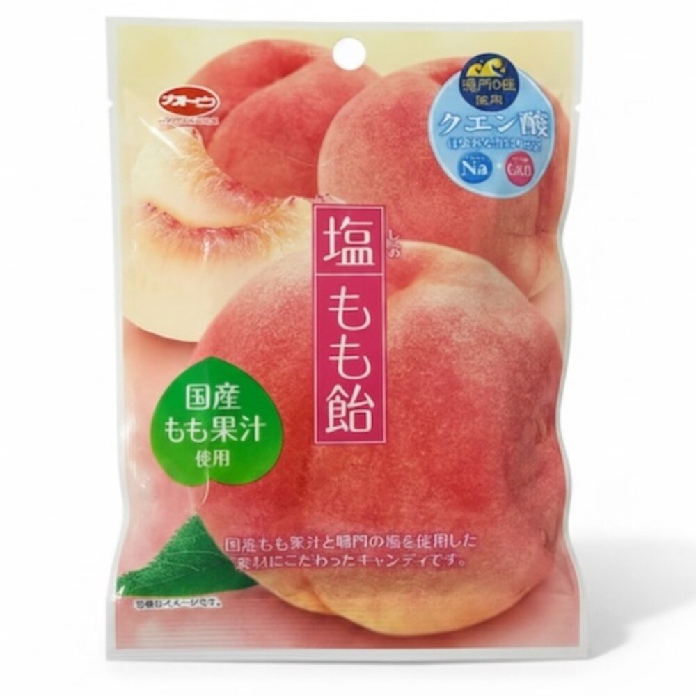 260904151106-日本 加藤 塩桃子風味糖 鹽桃子風味 桃子風味糖 糖果 硬糖 白桃風味 糖果