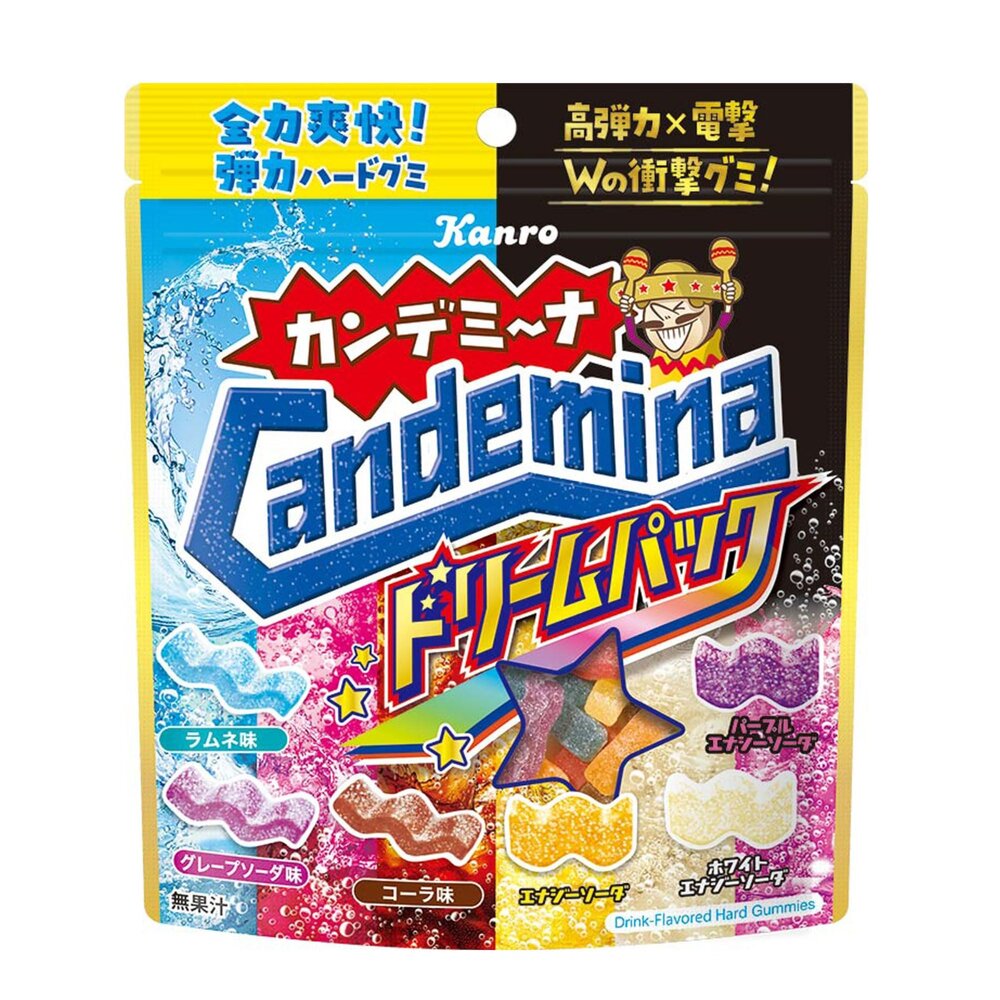 260908175221-日本 卡羅 kanro 甘樂 軟糖 綜合風味軟糖 家庭號 candemina 日本軟糖 卡羅軟糖 卡羅波浪夢幻硬質軟糖