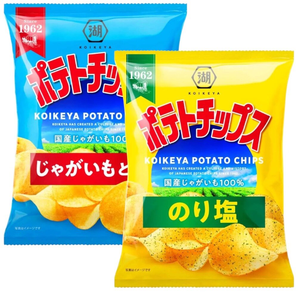 260908181017-日本 湖池屋 KOIKEYA 洋芋片 日本洋芋片 海苔鹽味 鹽味 湖池屋洋芋片