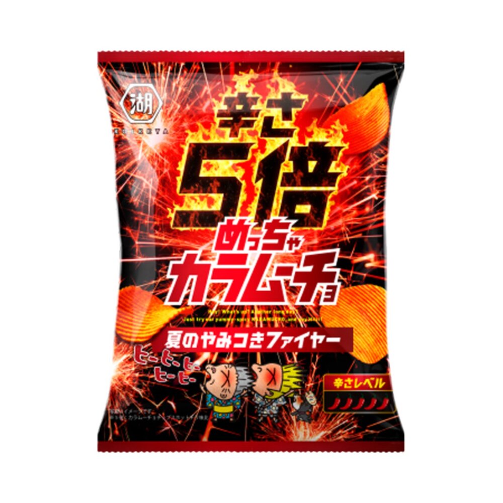 260917105456-日本 湖池屋 KOIKEYA  洋芋片 姆久 辣味洋芋片 辣味 5倍辣味