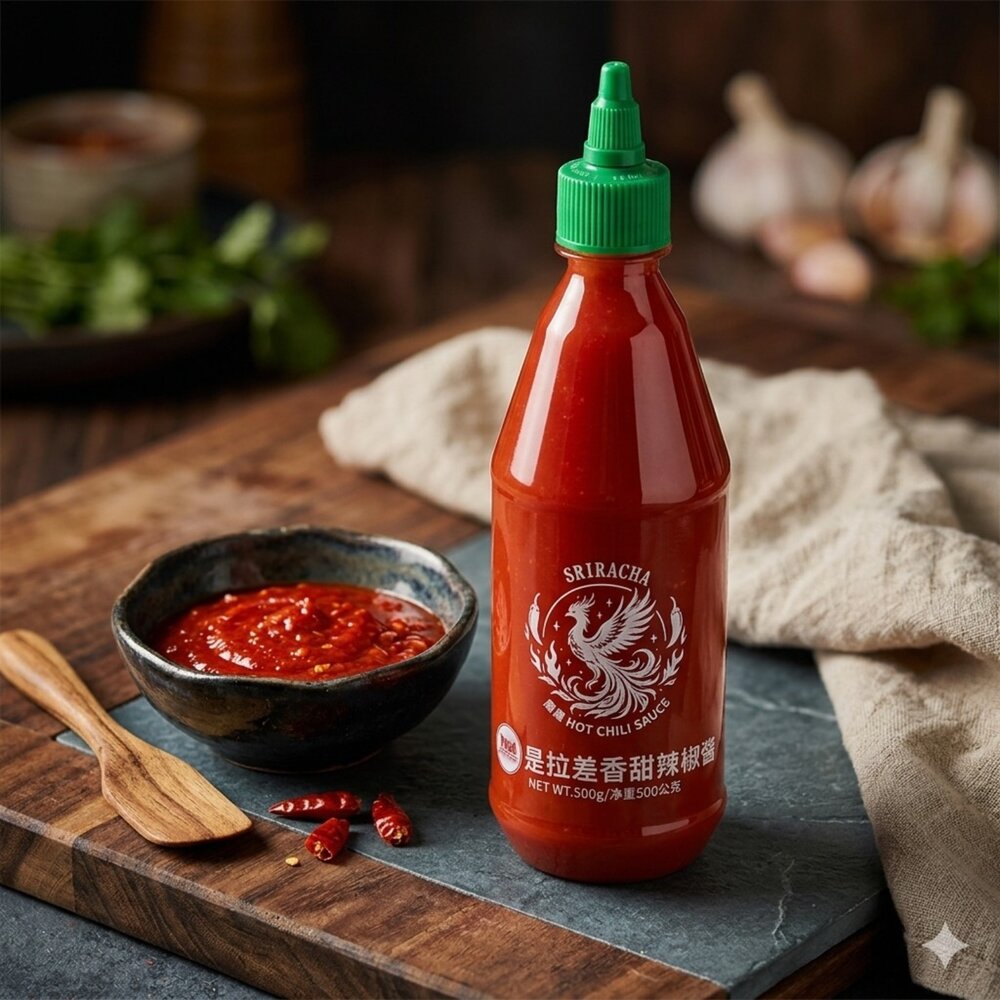 260917122325-泰國  SRIRACH 鳳凰是拉差香甜辣椒醬 500g 甜辣醬 泰國甜辣醬 香甜辣椒醬