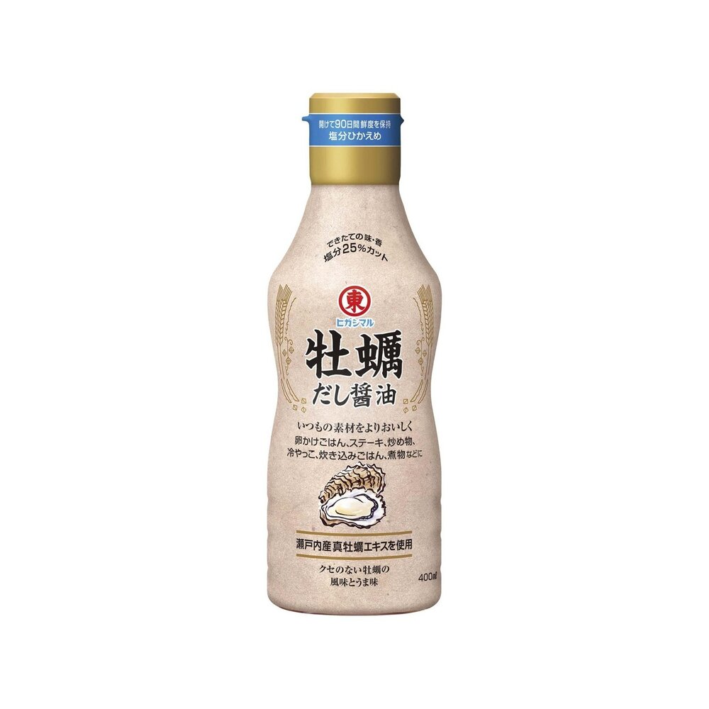 日本 東丸 牡蠣高湯醬油 牡蠣醬油 醬油 高湯風醬油 牡蠣風味 400ml 封面照片