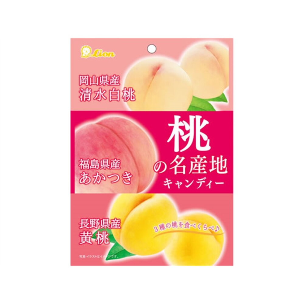 260923181120-日本 Lion 獅王 3種白桃風味糖 白桃風味 白桃 水蜜桃風味 糖果 清水白桃